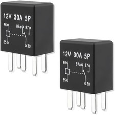 2PCS 5 Pin Relay 12077866, Automotive Relays 12V for Protecting Circuit Systems,