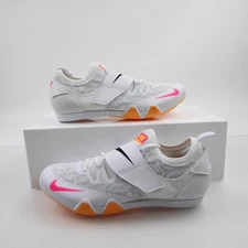 Nike Pole Vault Elite Track Cleat Men's White/Hot Pink New without Box