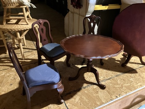 The American Girl Doll Table And Chairs Set