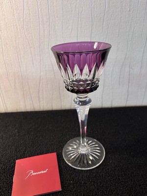 Roemer Glas Modell Buckingham Violett Aus Kristall von Baccarat