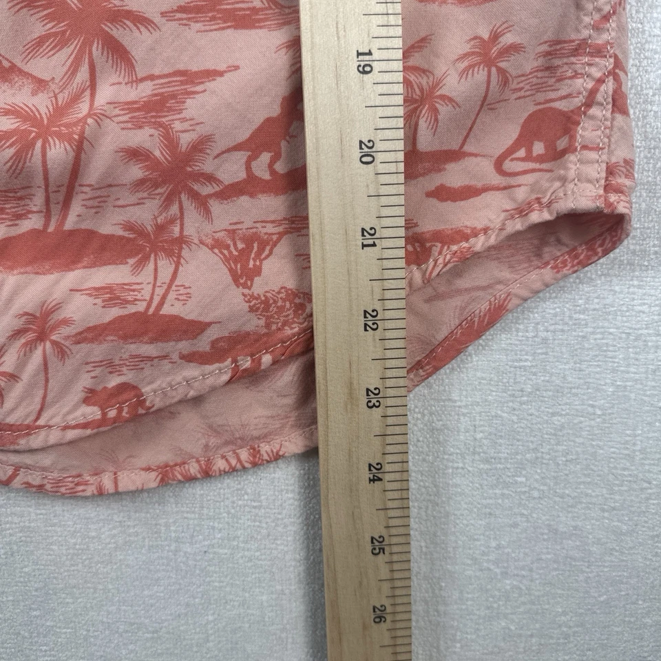 Cat & Jack Short Sleeve Hawaiian Shirt, Boys Size L (12-14), Beach, Tropical - Image 4 of 4