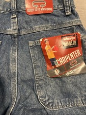 Vintage Wrangler Classic Carpenter Jean Shorts Kids Size 12 Regular