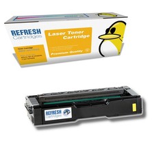 Image of Refresh Cartridges Yellow 407542 Toner Compatible With Ricoh Printers