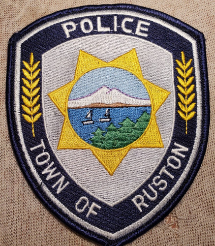 WA Town of Ruston Washington Police Shoulder Patch
