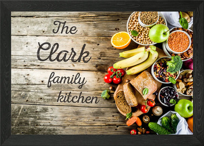 The Clark Family Kitchen Gerahmtes Wandbild Poster Leinwanddruck Bild