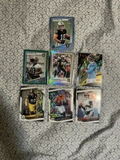 6 NFL Card Lot, Optic Emoji, Disco Prizm, Rookie Select