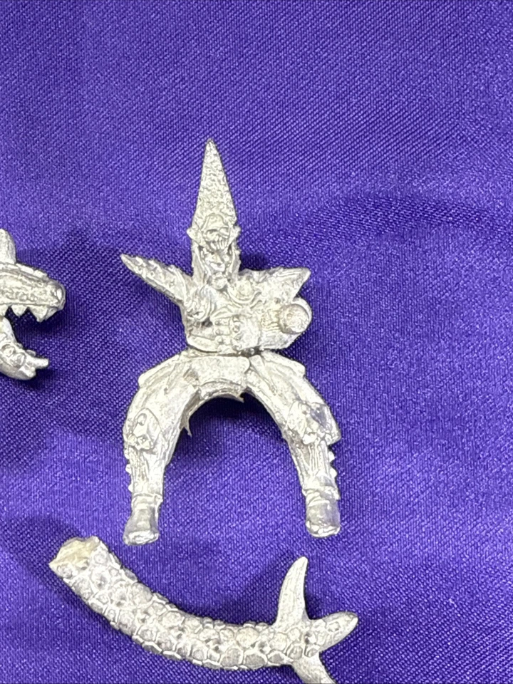 1995 Dark Elf Cold One Knight Citadel Cavalry Warhammer Army Warrior 2D - Image 3 of 4