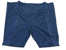 Anthropologie Daily Practice Sophia Blue/Floral Leggings Size Large