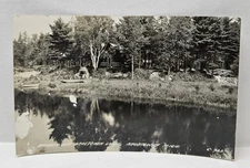 Shinken and Broetchen Lodge, Naubinway, Michigan RPPC Vintage Postcard Unposted