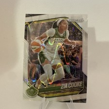 2025 Panini Prizm WNBA Zia Cooke - Seattle Storm #110 White Seismic Prizm