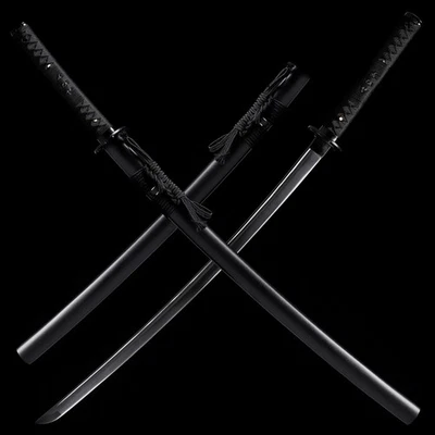 SWORDMAKER Handmade Japanese Samurai Katana Sword Damascus Folded Steel Full Tang Sharp