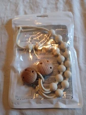 Seposeve Silicone Pacifier Clips- 2 Pack White New In Package 