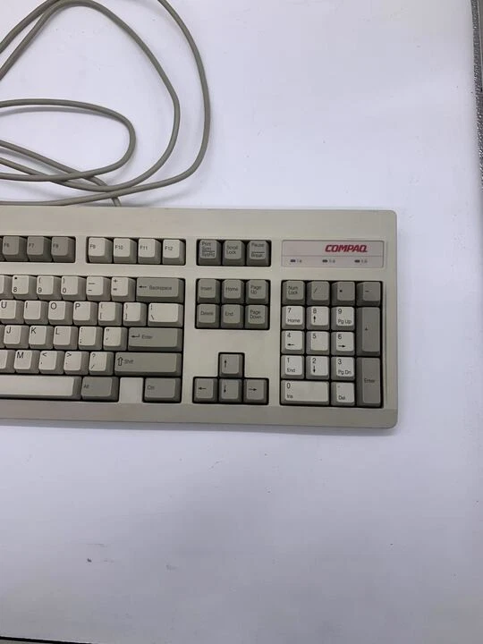 Vintage Compaq RT101 Key Enhanced PS/2 Wired Keyboard | TESTED - Image 2 of 4