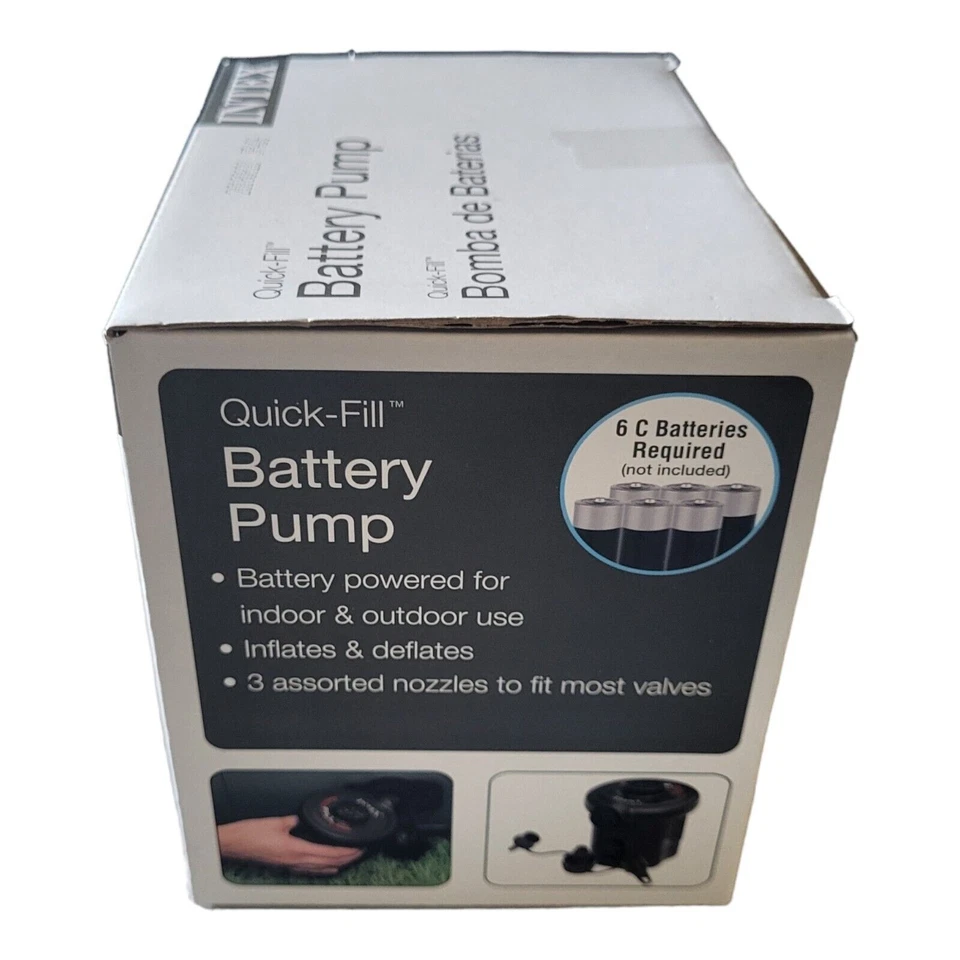 Intex Quick-Fill Battery Pump Air Mattress Camping Pump AP638 - Image 4 of 4