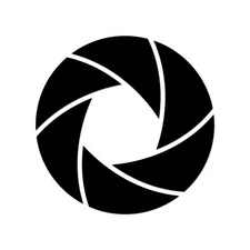 Camera Aperture Sticker Decal Die Cut