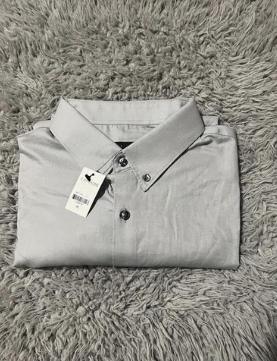 Express 1MX  Slim Fit Dress Shirt Size XL (17-17.5) long sleeve