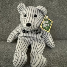 Salvino Bamm Beanos David Wells 33 New York Yankees 1998 Champs Beanie Bear NWT