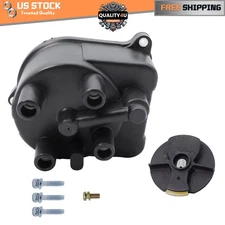 Distributor Cap & Rotor Ignition Kit 30103P08003 Fit Honda Civic 1.6L 92-00 New