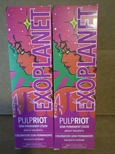Pulp Riot EXOPLANET (Bright Magenta) SemiPermanent Direct HairColor4oz-SET OF 2!