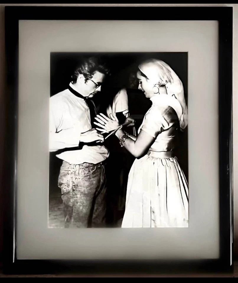 Estampado vintage raro - JAMES DEAN & LIZ TAYLOR — Foto 2 de 3