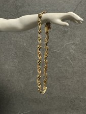 Exklusives Gliederarmband 18Kt Gold 9,2 Gramm Gelbgold Armband 750er #126