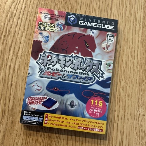 MINT Pokemon Box Ruby & Sapphire 59 Memory Card Nintendo GAMECUBE Japan GC New