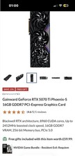 GAINWARD GeForce RTX 5070 Ti Phoenix D7 16GB / Gaming Graphics Card / Express