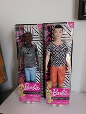 Barbie Ken Fashionistas 115 e 130 lotto Bambole Mattel Nuove