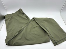 Zyia Active Women  s Joggers Size M Medium Green Nylon Tapered Pants Pockets Gym