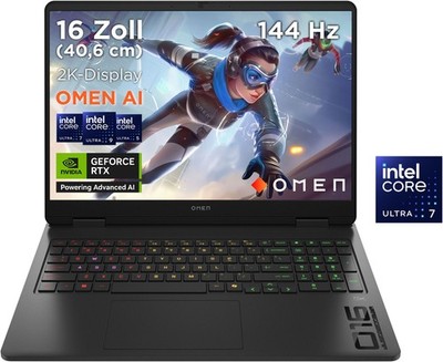 HP OMEN 16-am0272ng Gaming-Notebook Intel Ultra 7 RTX 5060 2TB SSD B-WARE