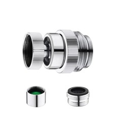 Sink Faucet to Garden Hose Connector Copper Swivel Aerator Thread Adapter Kit