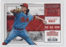 2018 Panini Contenders Draft Picks Game Day Tickets Ryan Rolison #4 9ki