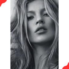 Fashion Wall Art Painting Canvas Poster Kate Moss Vintage Retro Poster Print