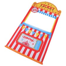 Circus Ticket Booth Photo Prop Carnival Backdrop Door Banner