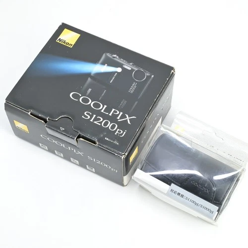 Rare Built-in Projector Camera Nikon COOLPIX S1200pj 14.1MP Digital Camera 3396 - product listing photo