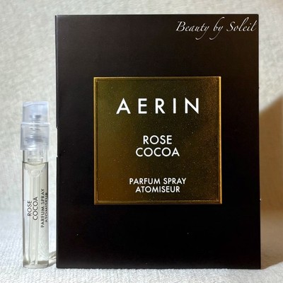 Aerin Rose Cocoa Parfum Sample Spray .05oz, 1.5mL New in Card