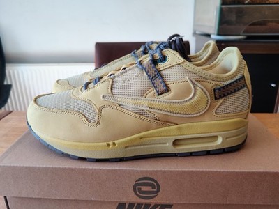 Nike Air Max 1 X Travis Scott Cactus Jack ''Saturn Gold'' US 8,5 EU 42 NEU! DS!