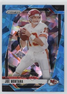 2024 Panini Prizm Blue Ice Prizm 25/99 Joe Montana #147 HOF w1s
