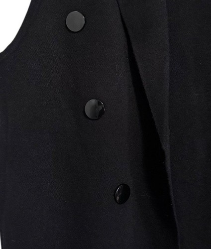 Cárdigan suéter sin mangas Sioni para mujer talla 1X negro W13917-703TJ - Imagen 5 de 9