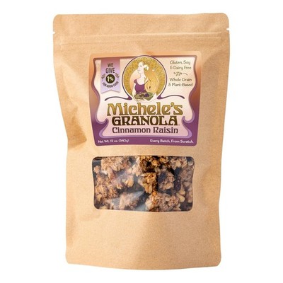 Michele's Granola Cinnamon Raisin Whole Grain Free of Gluten, Soy, Wheat, Dairy
