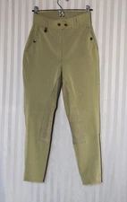 Comfort Time Sz. 28R English Riding Breeches Beige w/Faux Suede Leg Insets