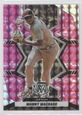 2022 Panini Mosaic Pink Camo Mosaic Prizm Manny Machado #57 0k8b