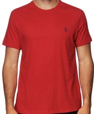 Ralph Lauren Mens Size XXL Red Pony Logo T-Shirt Crew Neck Short Sleeve Tee New