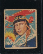 1934 National Chicle Sky Birds Bernt Balchen #40 - Pilot - Gd - S4916