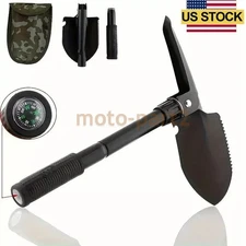 Folding Military Shovel Survival Spade Emergency Garden Camping Outdoor Tool US