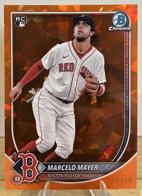 2025 Bowman Chrome Sapphire - Marcelo Mayer #39 Orange Refractor /25 (RC)