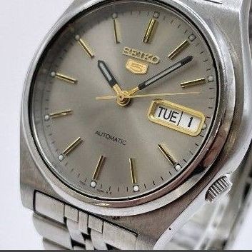 SEIKO Seiko 5 Five 7S26 3170 Automatic Analog Round Silver Men s Wristwatch oper