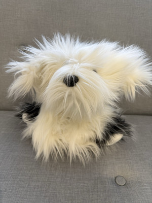 Old English Sheepdog Stuffed Animal Large DULUX Old English