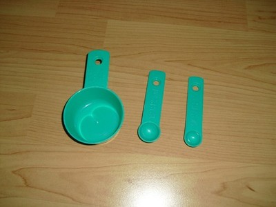 3 Teile Messlöffel Dosierlöffel 1/3 Cup - 80 ml , 1/4 TSP -1,2 ml , 1/2 TSP - 2,