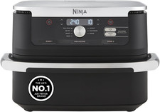 Ninja Foodi Flexdrawer Air Fryer, Dual Zone with Removable Divider, Large 10.4L